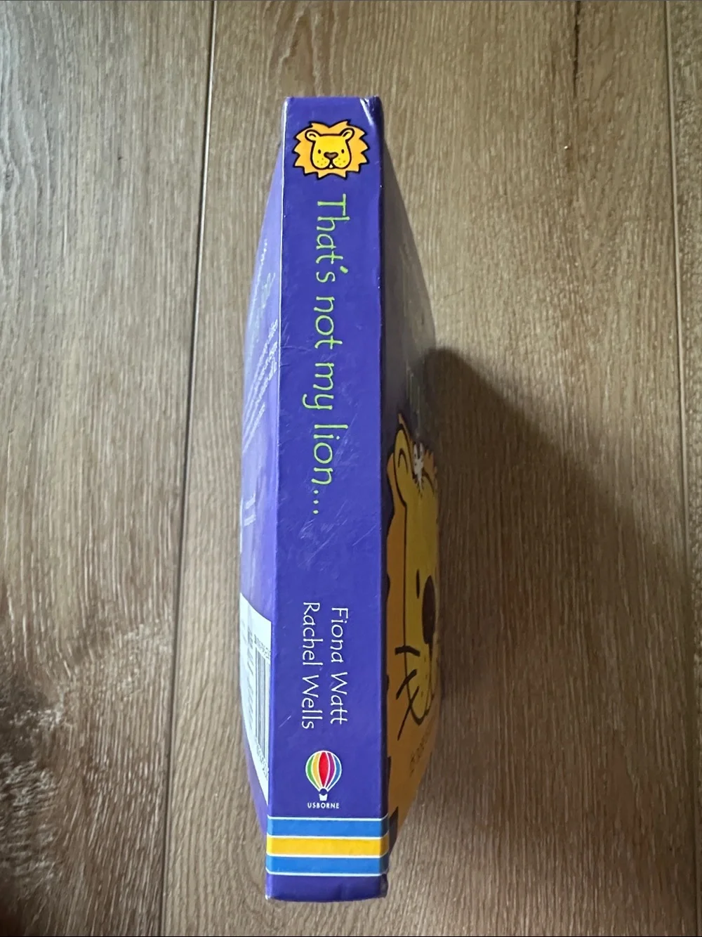 Usborne That's Not My Lion Touchy-Feely Board Book - Purple & Yellow